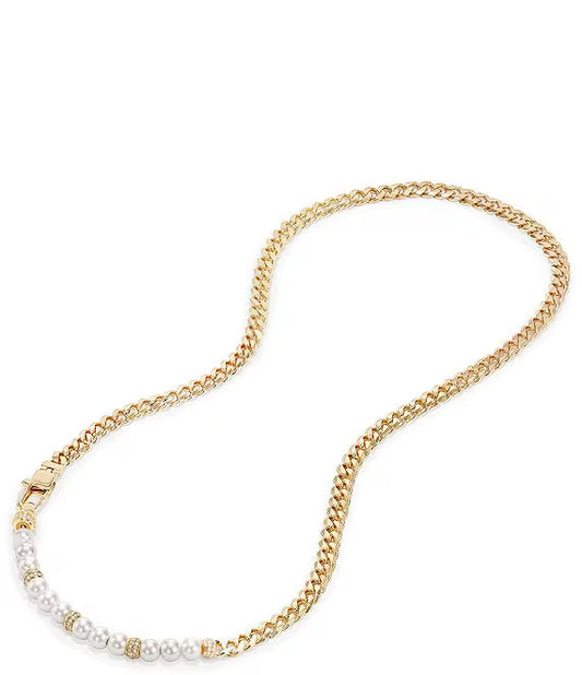 Melinda Maria Julian Loves Pearls Collar Necklace