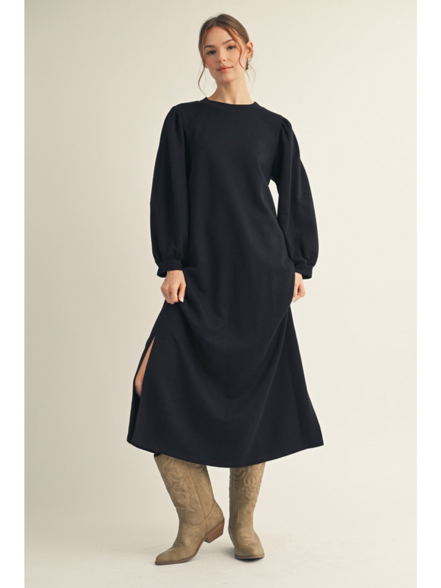 Take it Easy Black Dress