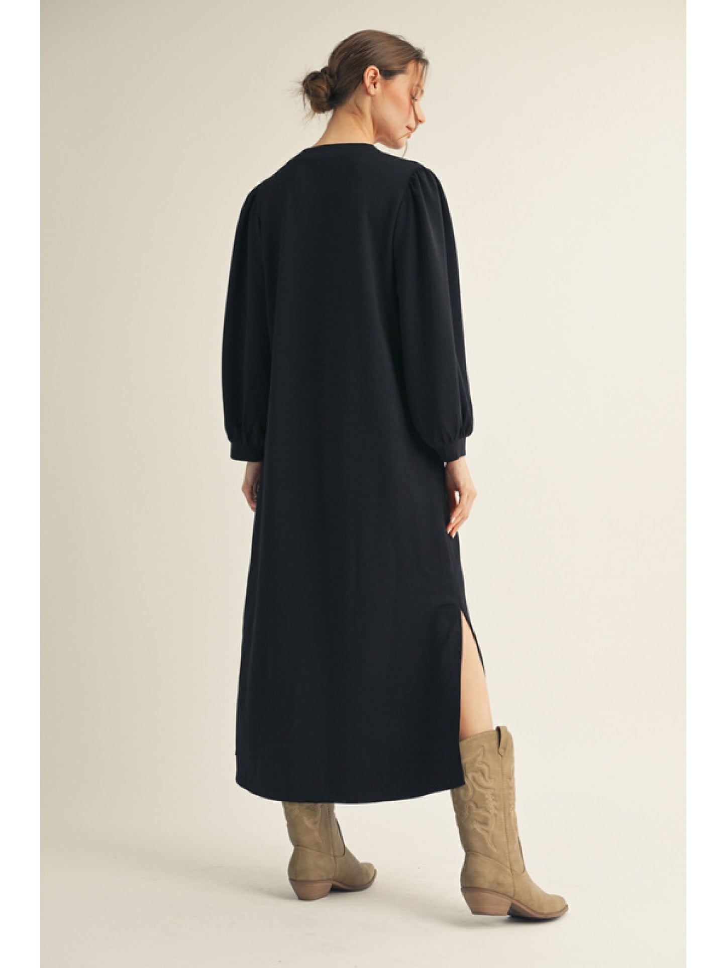 Take it Easy Black Dress