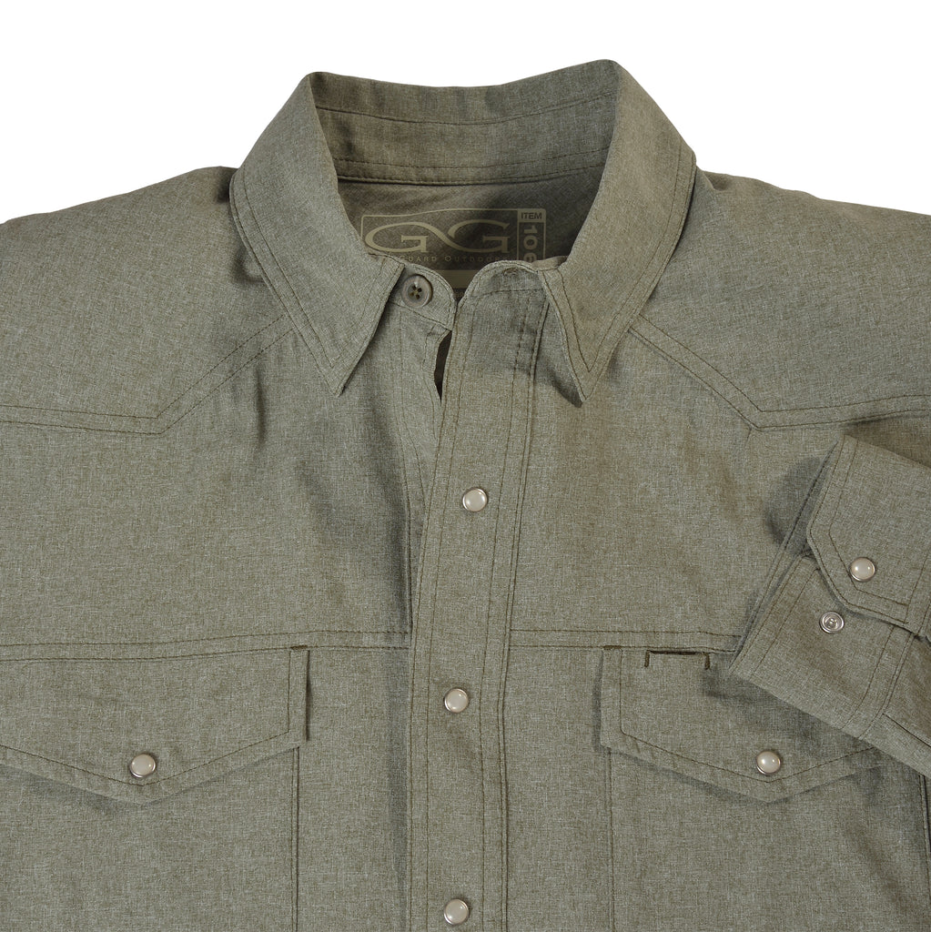 Game Guard PEARL SNAP SHIRT | LONG SLEEVE (Multiple Colors)