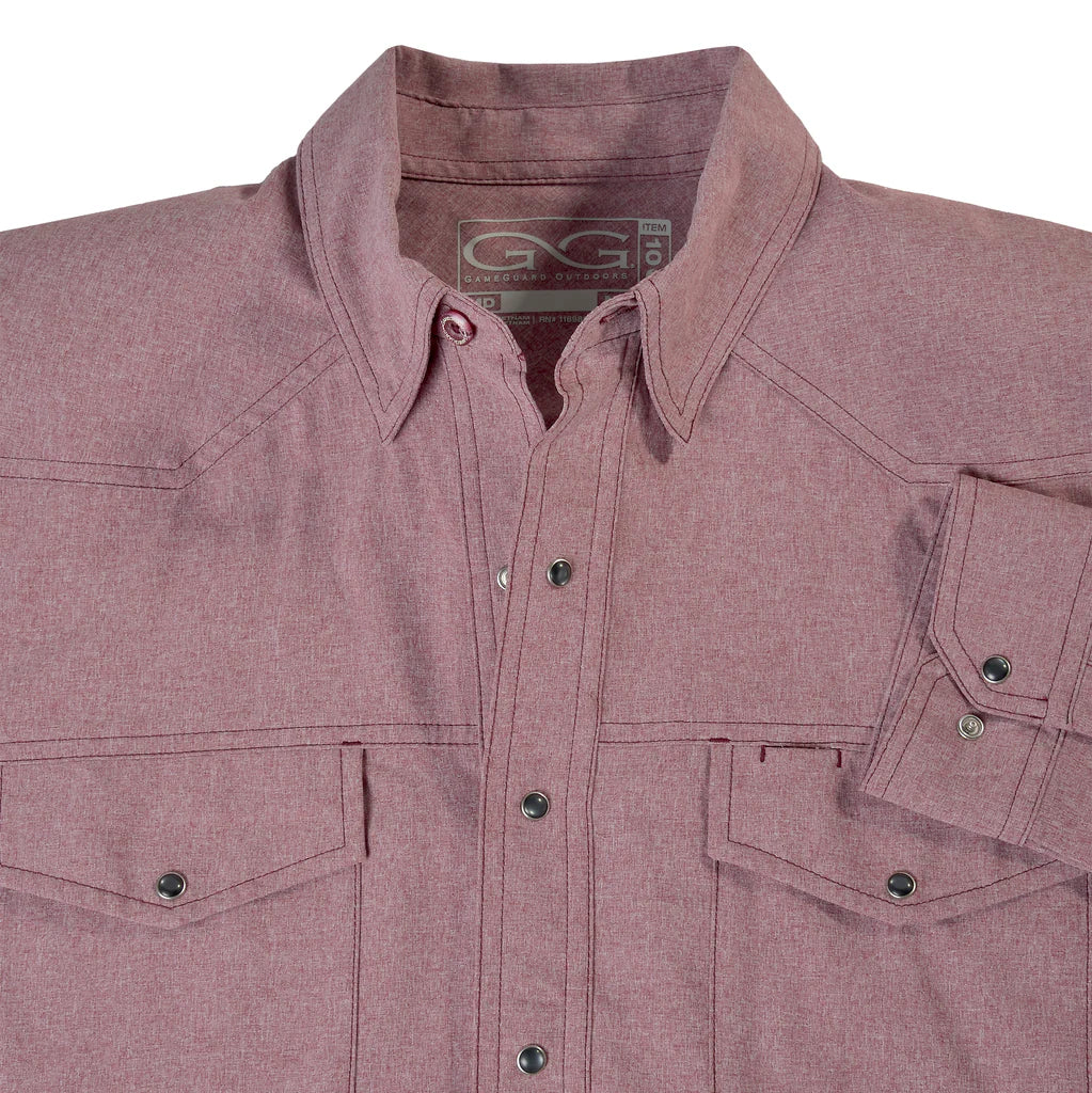 Game Guard PEARL SNAP SHIRT | LONG SLEEVE (Multiple Colors)