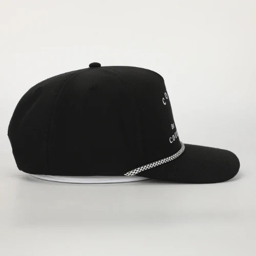 Cowboy Country Club HORSE ROPED HAT BLACK