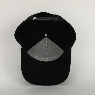 Cowboy Country Club GOLFER ROPED HAT BLACK