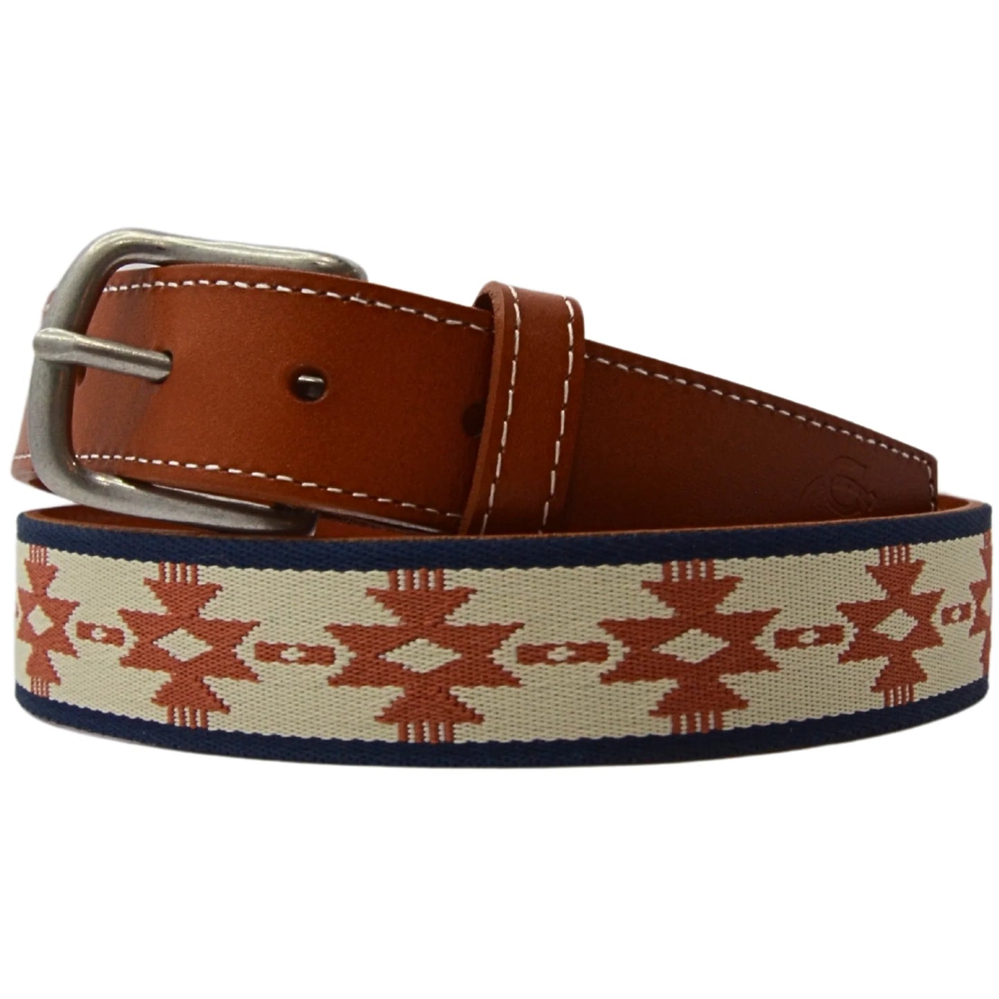 Cowboy Country Club WOVEN LEATHER BANDERA BELT