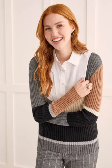 TRIBAL BUTTON-UP FOOLER COLLAR (3 COLORS)p