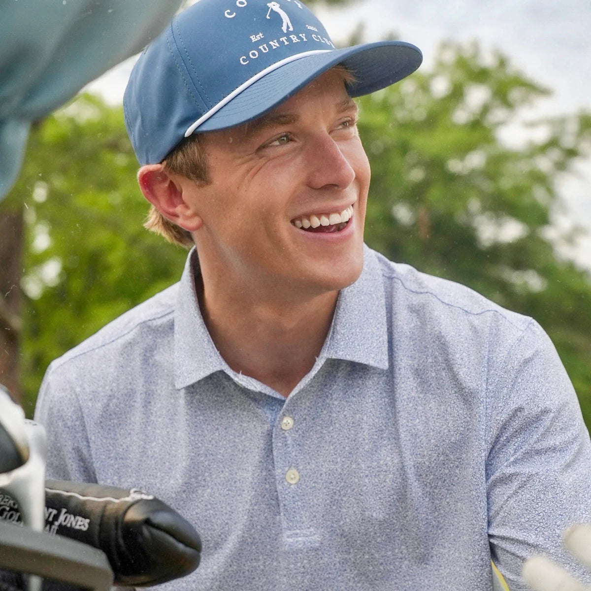 Cowboy Country Club COWBOY HAT POLO(Navy or Brick)