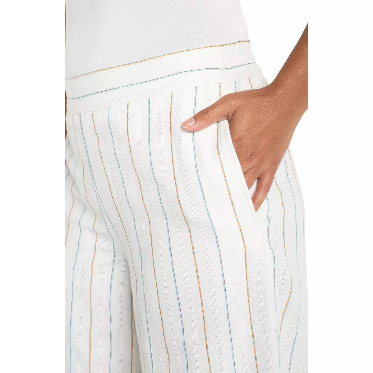 Liverpool Pull On Wide Leg Woven Pants