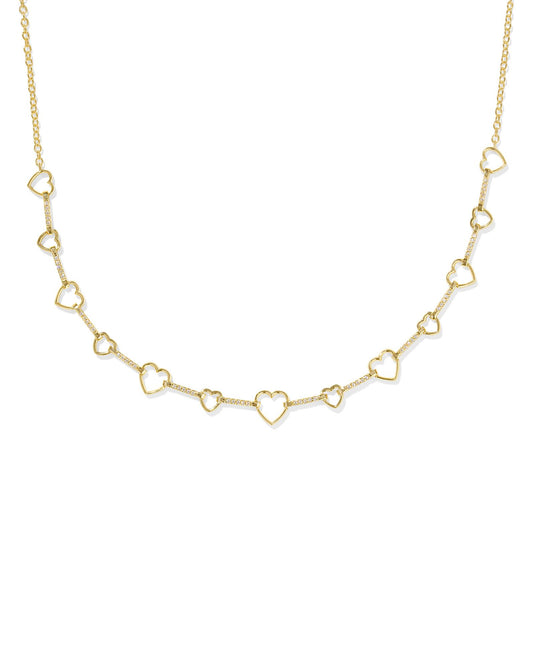 Haisely Heart Strand Necklace (Multiple Colors)