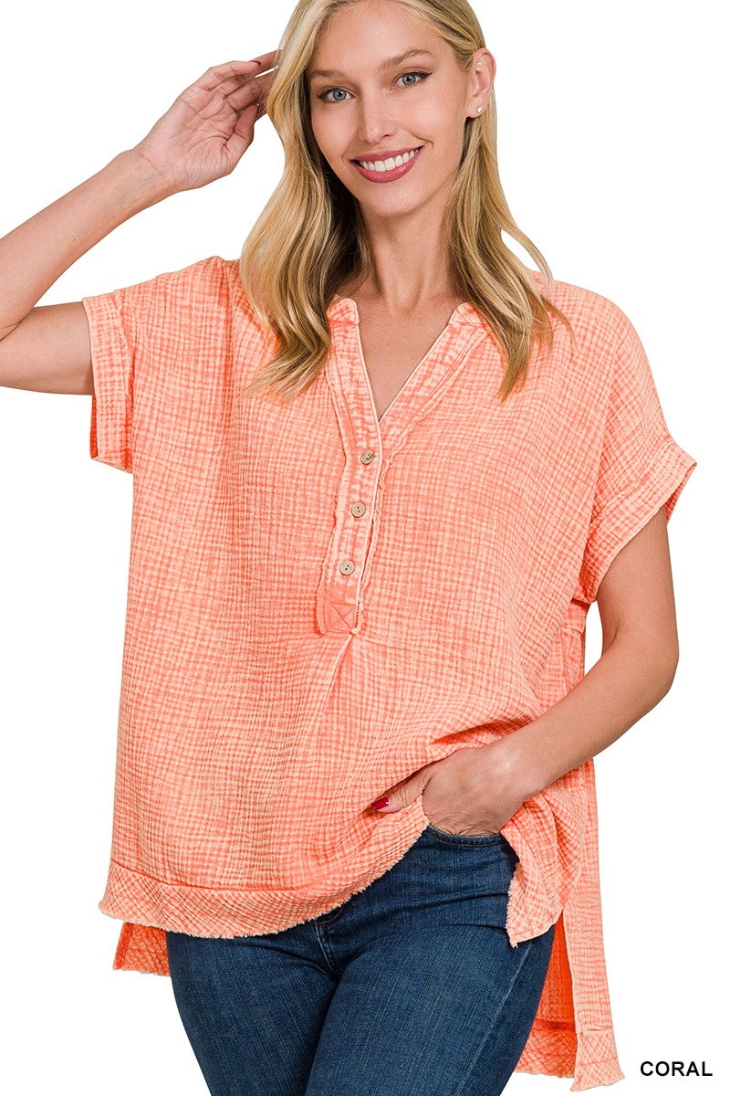 Sherbert Gauze Top