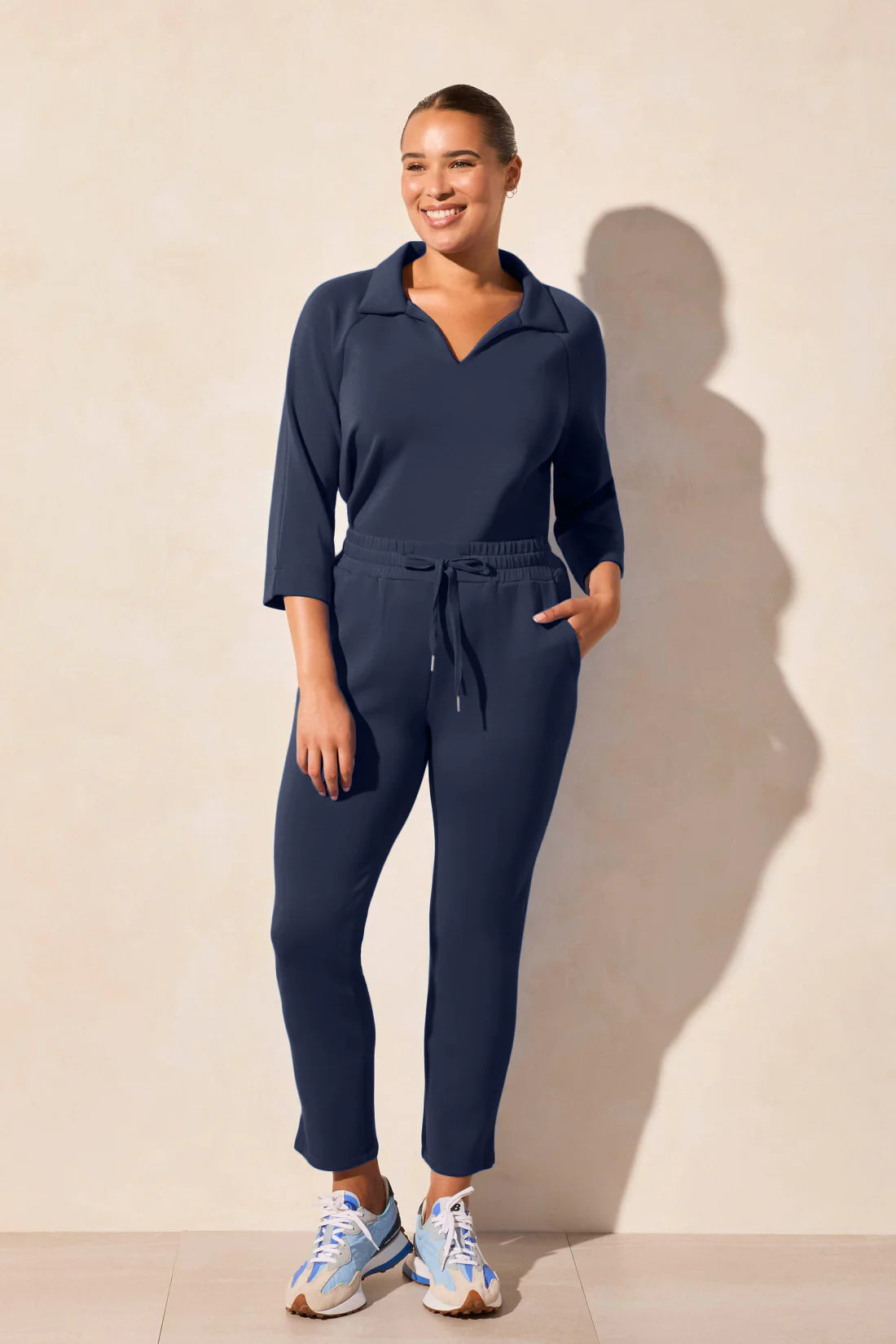TRIBAL TECHNO LUX PULL-ON CAPRI WITH SIDE SLITS (4 Colors)