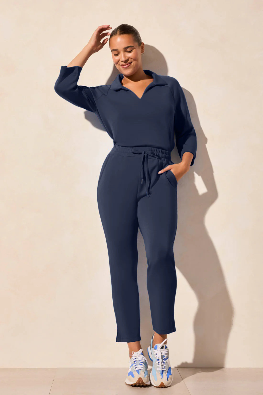 TRIBAL TECHNO LUX PULL-ON CAPRI WITH SIDE SLITS (4 Colors)