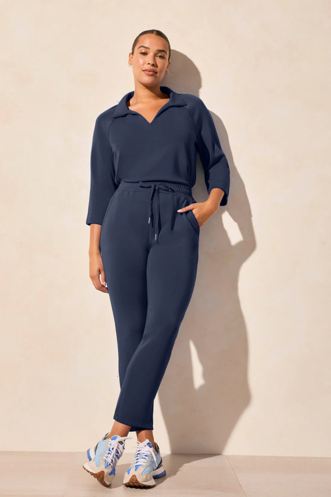 TRIBAL TECHNO LUX PULL-ON CAPRI WITH SIDE SLITS (4 Colors)