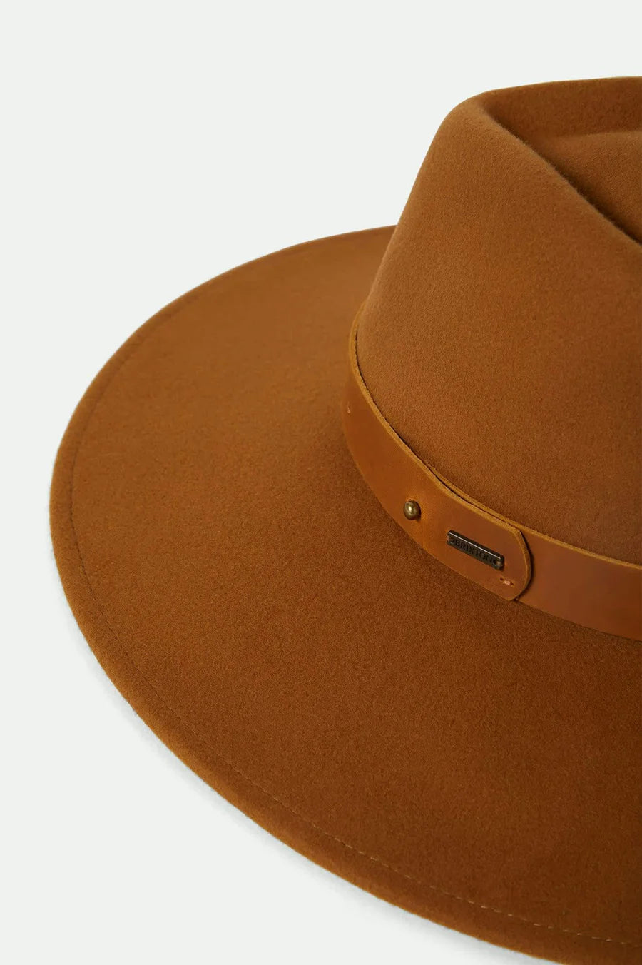 Brixton ELEANOR FELT PACKABLE HAT in Washed Copper