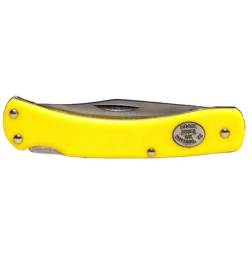 Moore Maker Single Blade Lockback Pocket Knife 3 5/8" (2 color options)