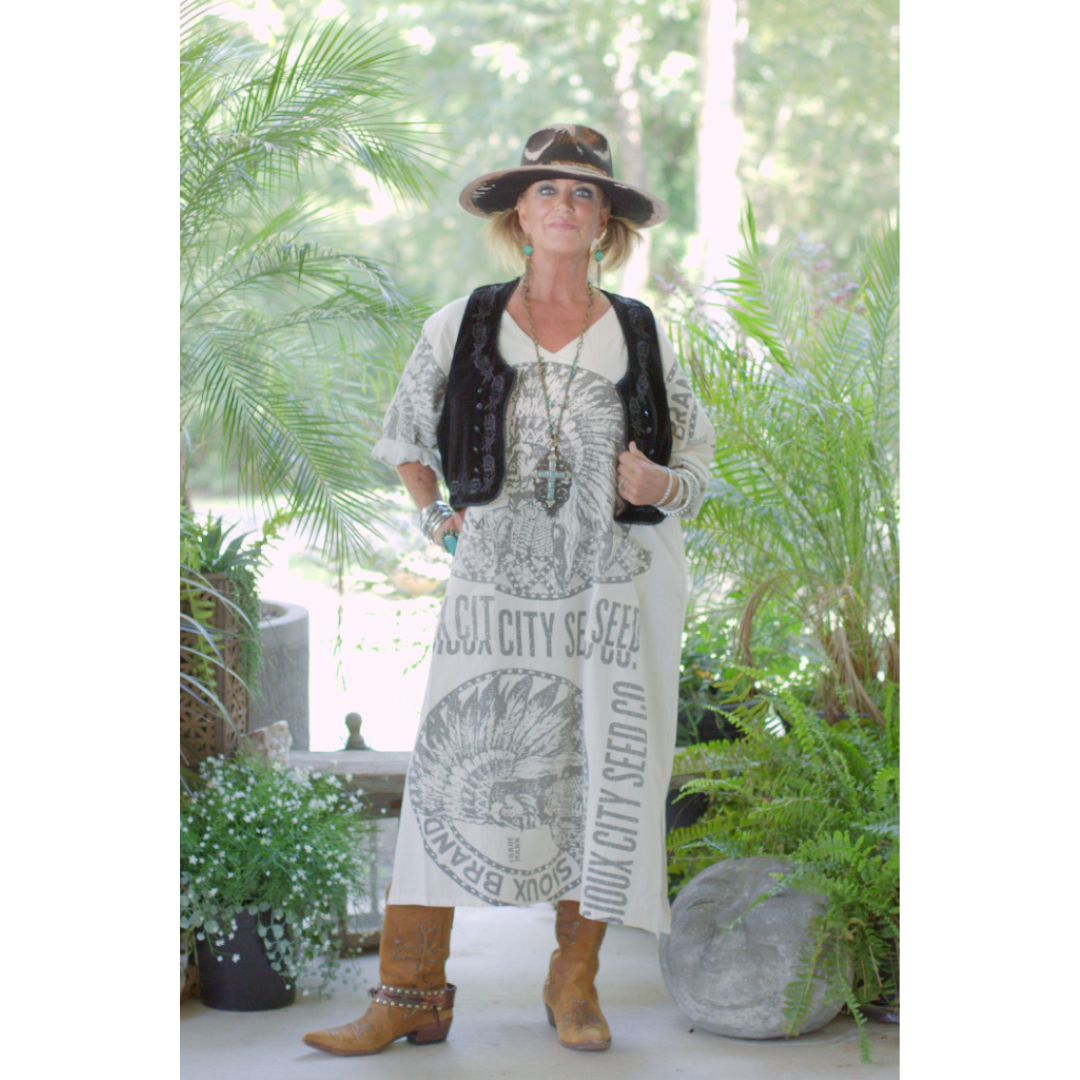 Weekend Mercantile Long Sleeve Dress - Sioux City