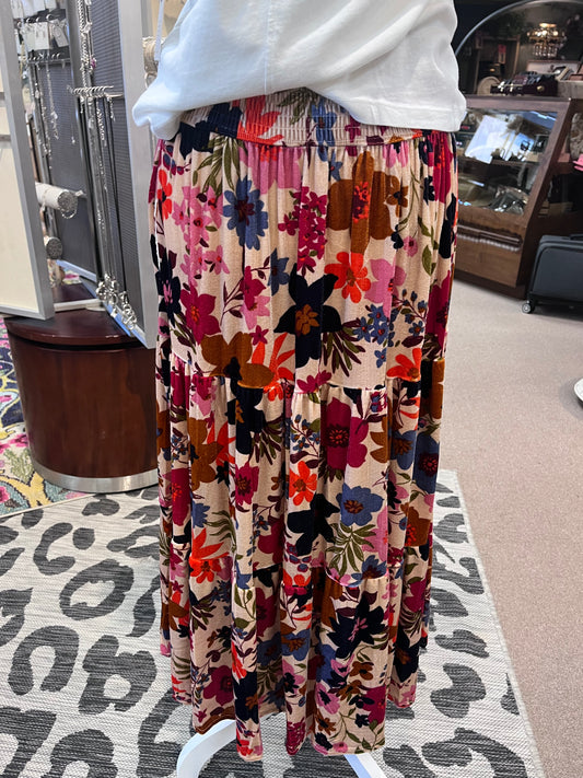 Primrose Velvet Skirt