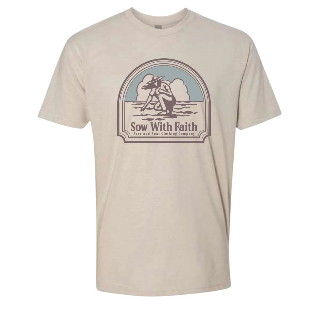 Acre & Rust She Sows Faithfully T-Shirt