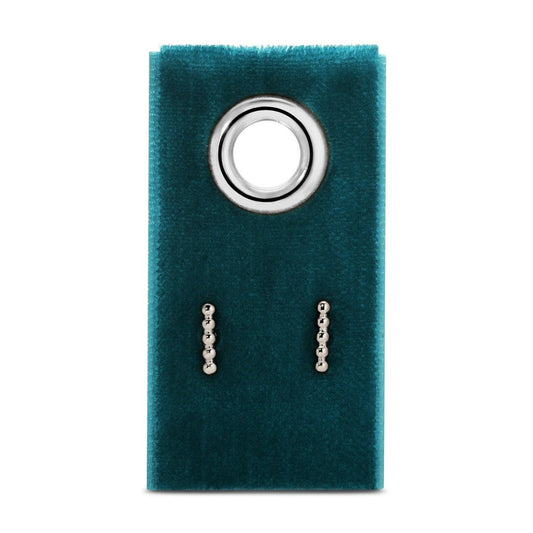 Dot Bar Stud On Velvet Gift Tag