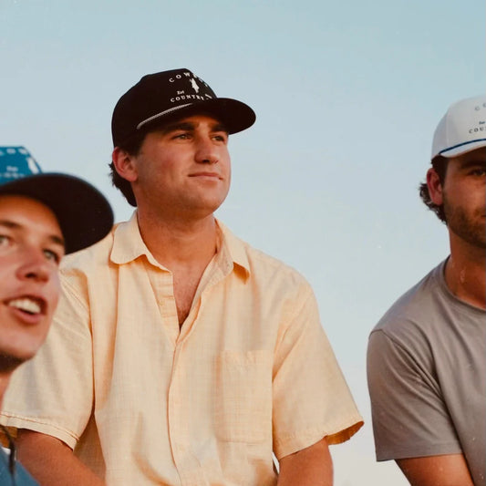 Cowboy Country Club HORSE ROPED HAT BLACK