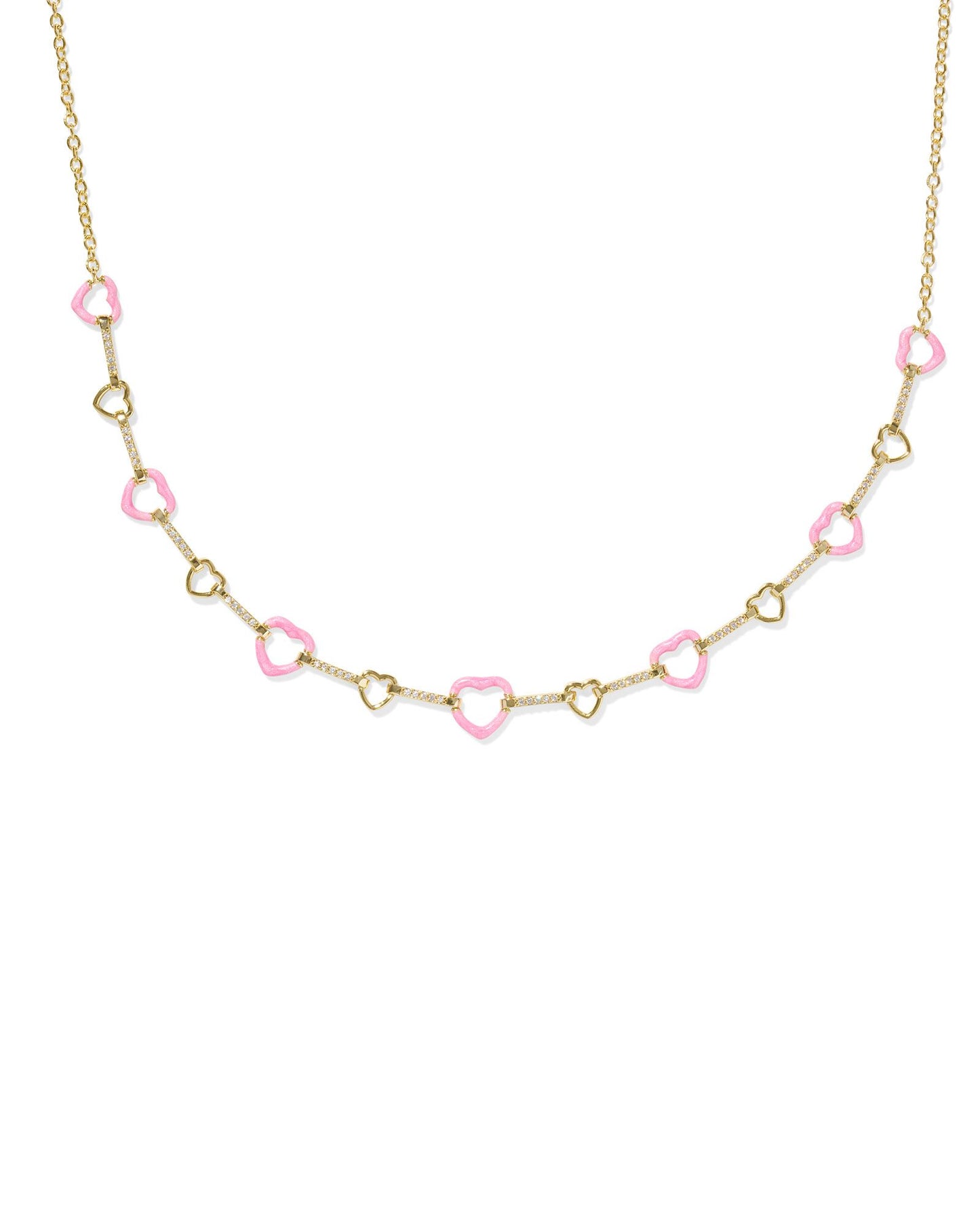 Haisely Heart Strand Necklace (Multiple Colors)