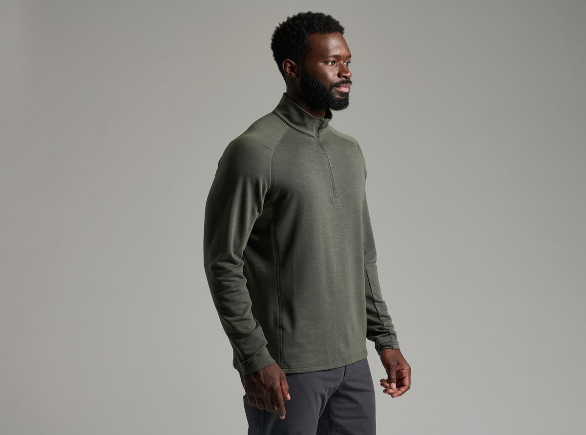 KÜHL INFLUX™ 1/4 ZIP Moisture-wicking & odor-resistant midweight