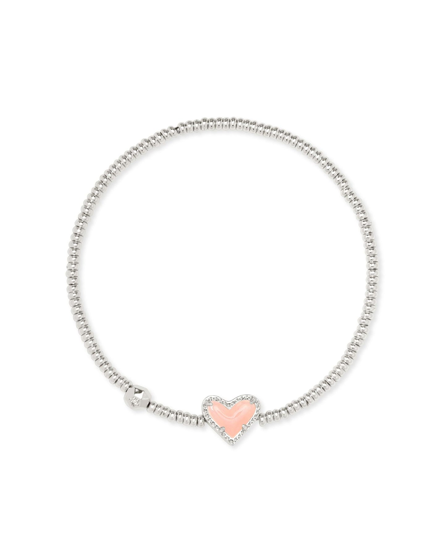 Kendra Scott ARI HEART STRETCH BRACELET SILVER multiple colors
