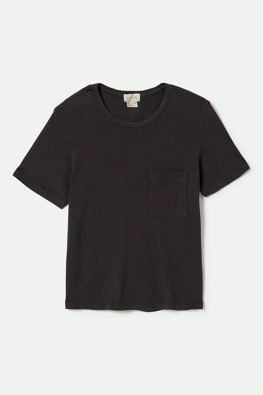 Carefree Organic Garment Dye Perfect T-Shirt - Black or Off White