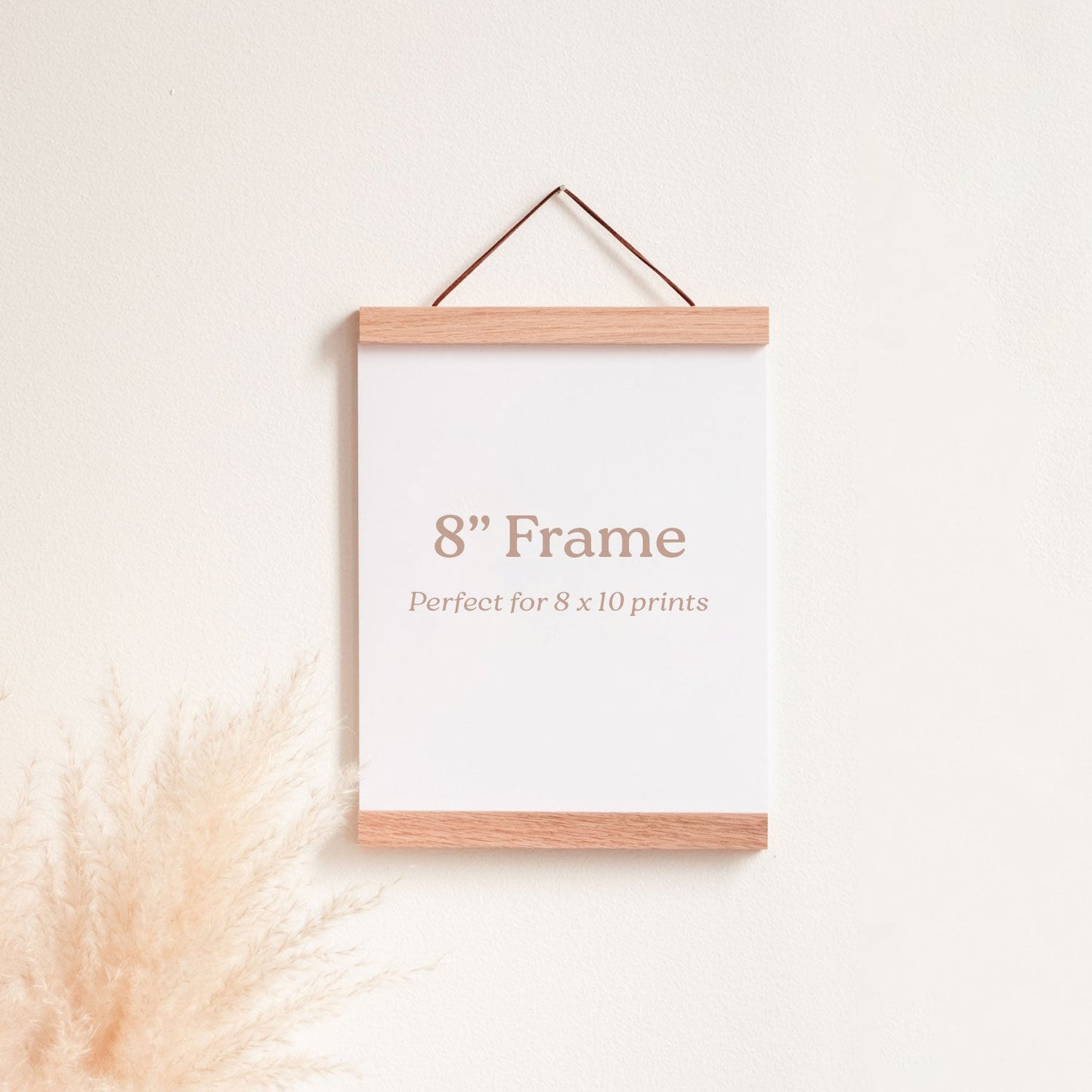 The Anastasia Co 8" Magnetic Wood Print Frame