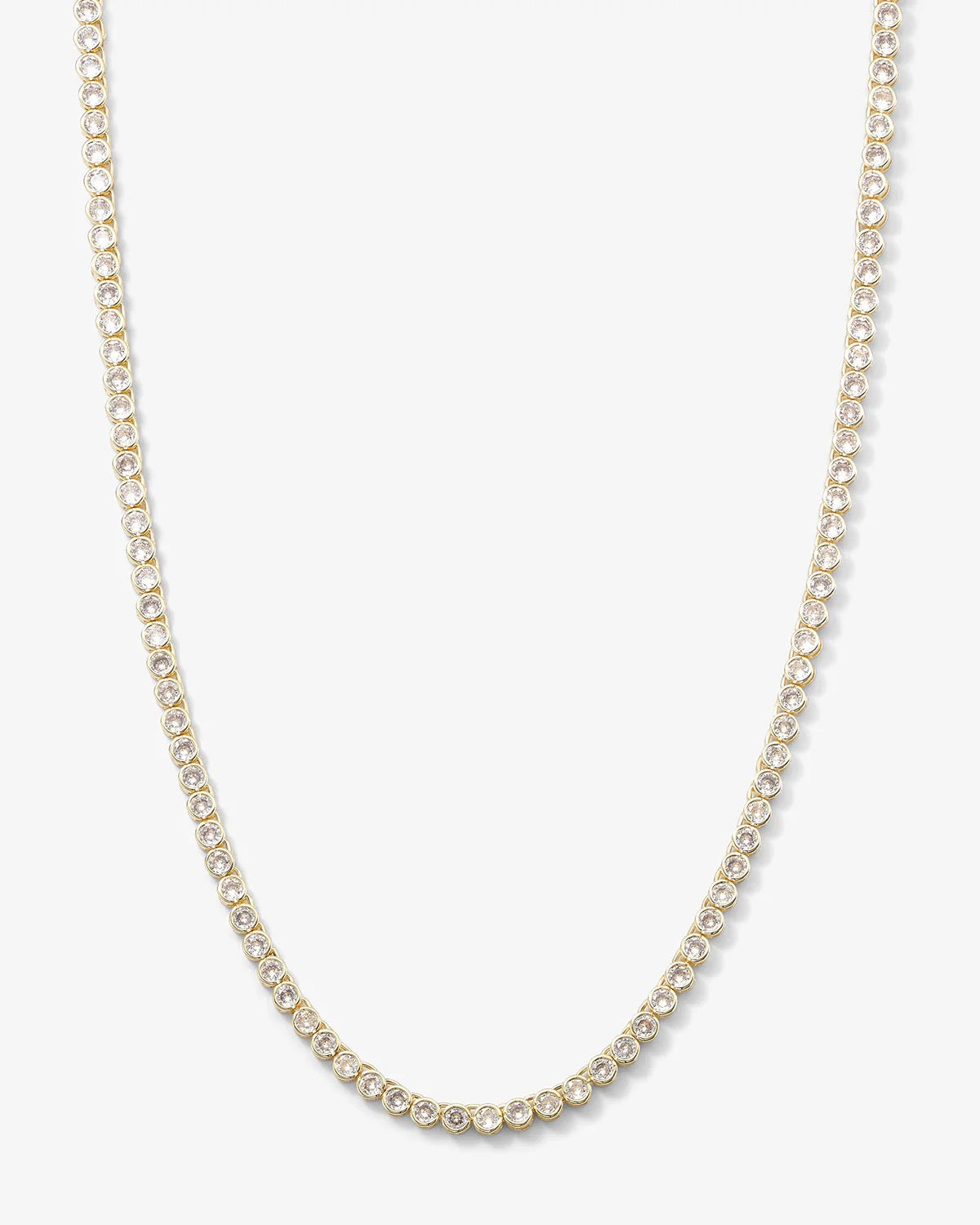 Melinda Maria Baroness Tennis Necklace 18"
