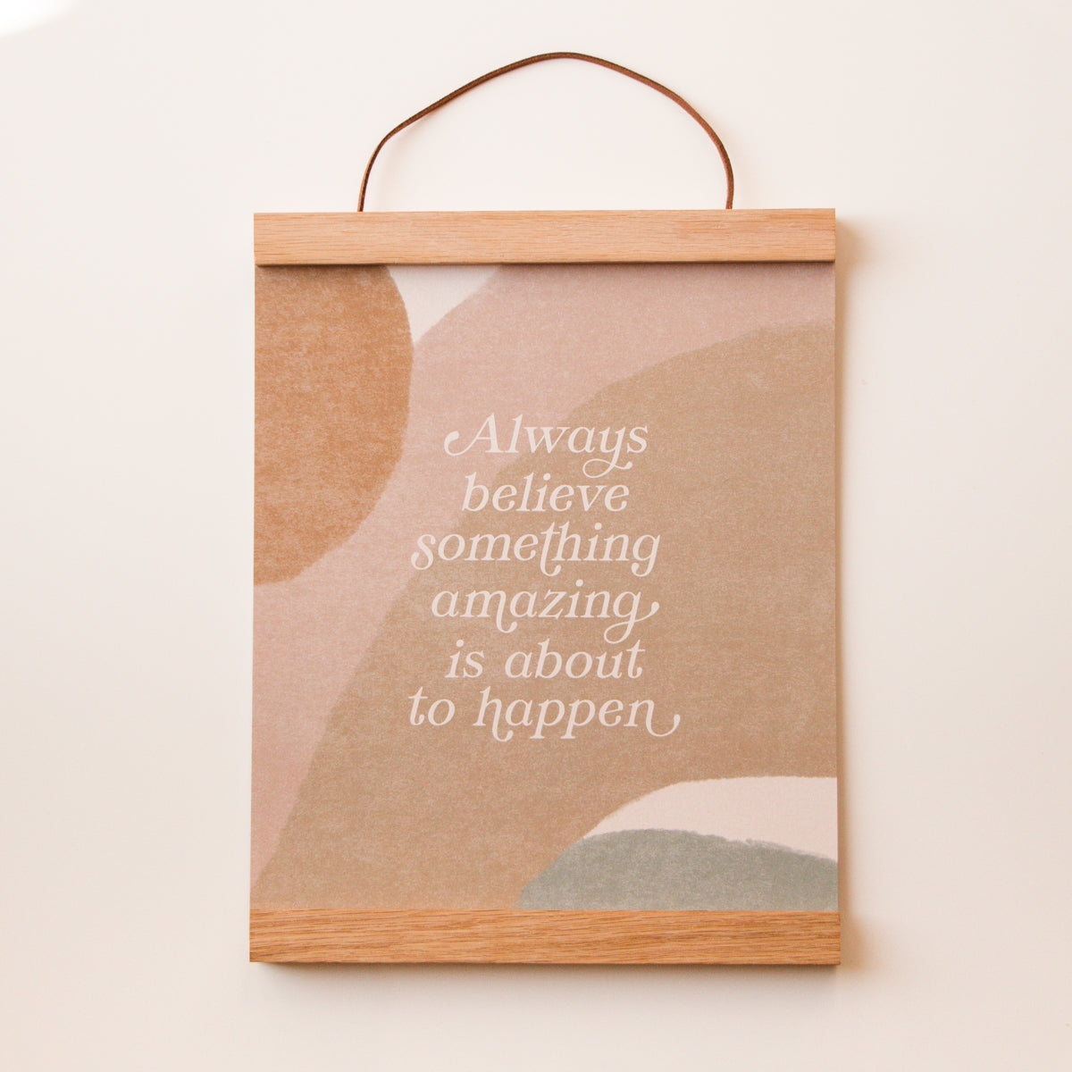 The Anastasia Co 8" Magnetic Wood Print Frame