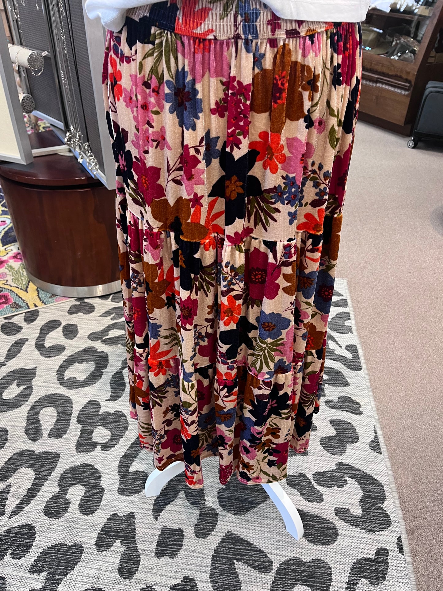 Primrose Velvet Skirt