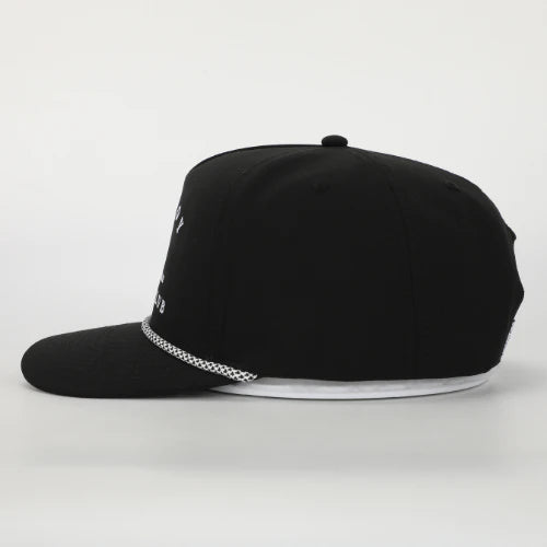 Cowboy Country Club HORSE ROPED HAT BLACK