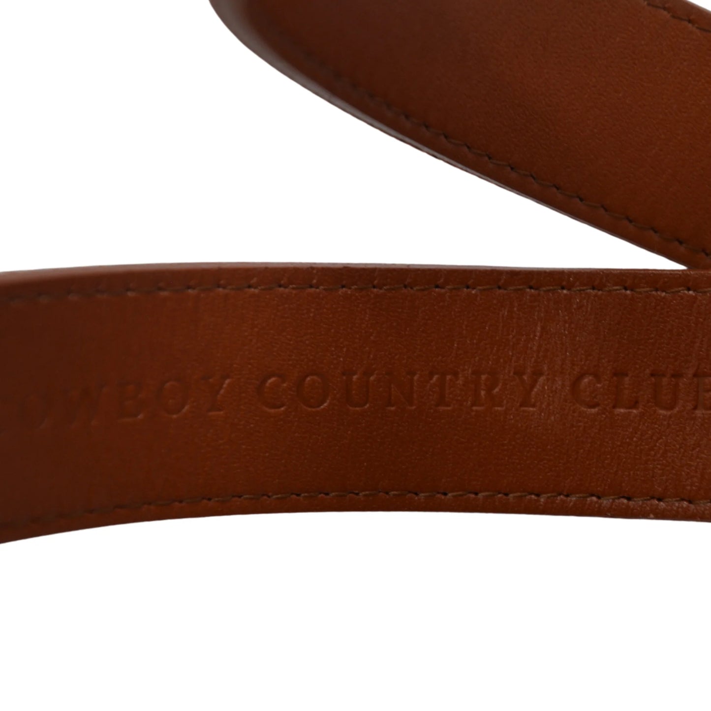 Cowboy Country Club WOVEN LEATHER BANDERA BELT