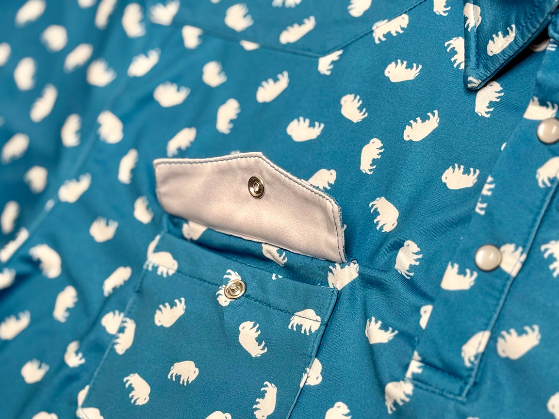 Red Dirt Hat Co. Blue Buffalo Polo