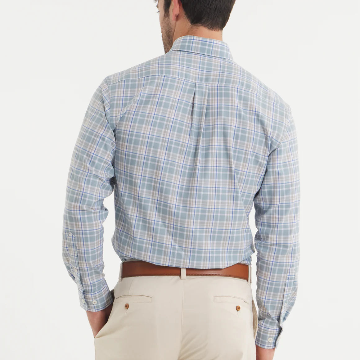 Southern Marsh Grainger Performance Plaid Dress Shirt