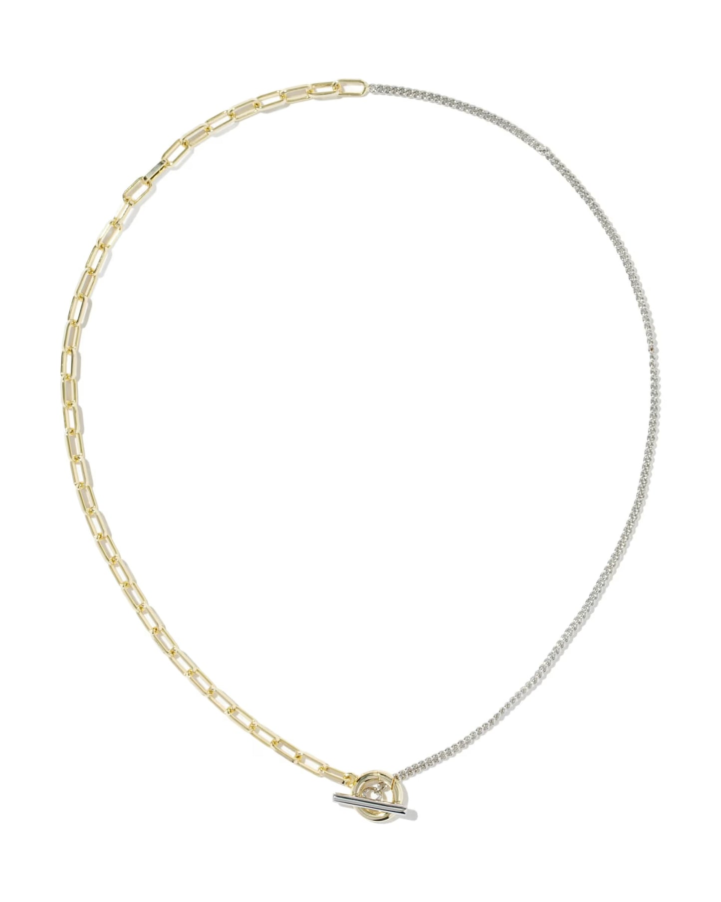 Kendra Scott Leighton Mixed Metal Pearl Chain Necklace