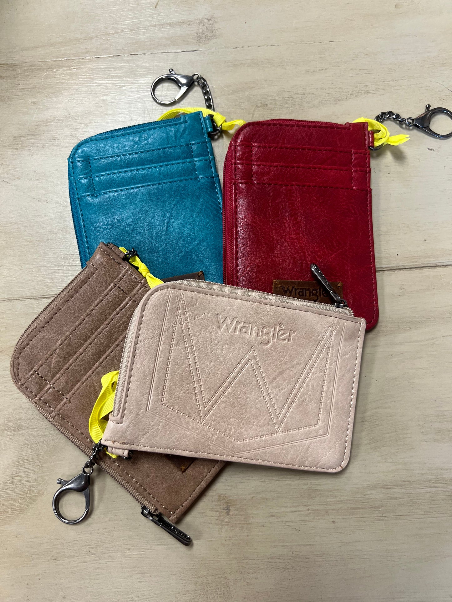 Wrangler x Montana West Credit Card Wallet Womens Keychain Wallet Front Pocket Wallets