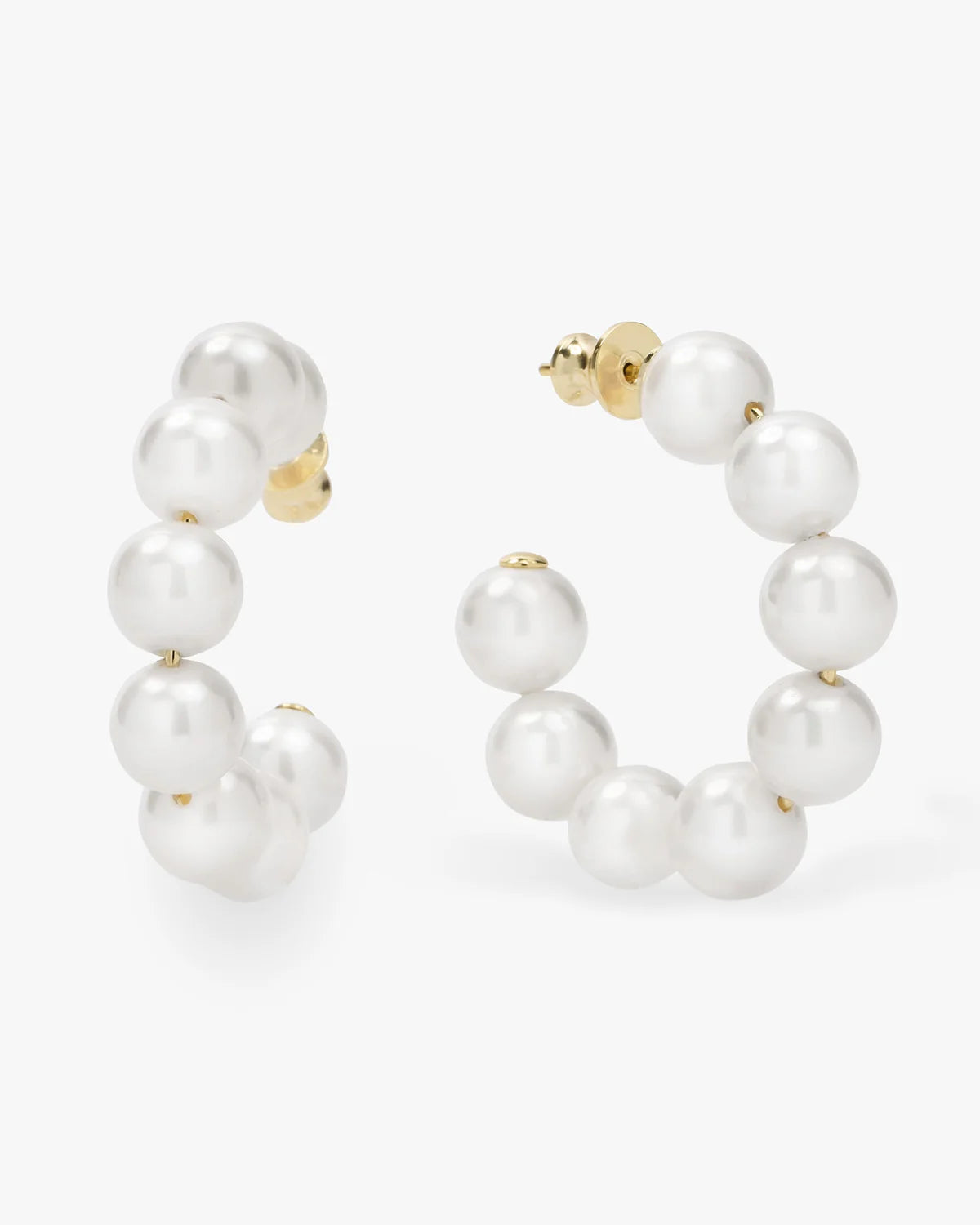 Melinda Marie Life's A Ball Pearl Hoops