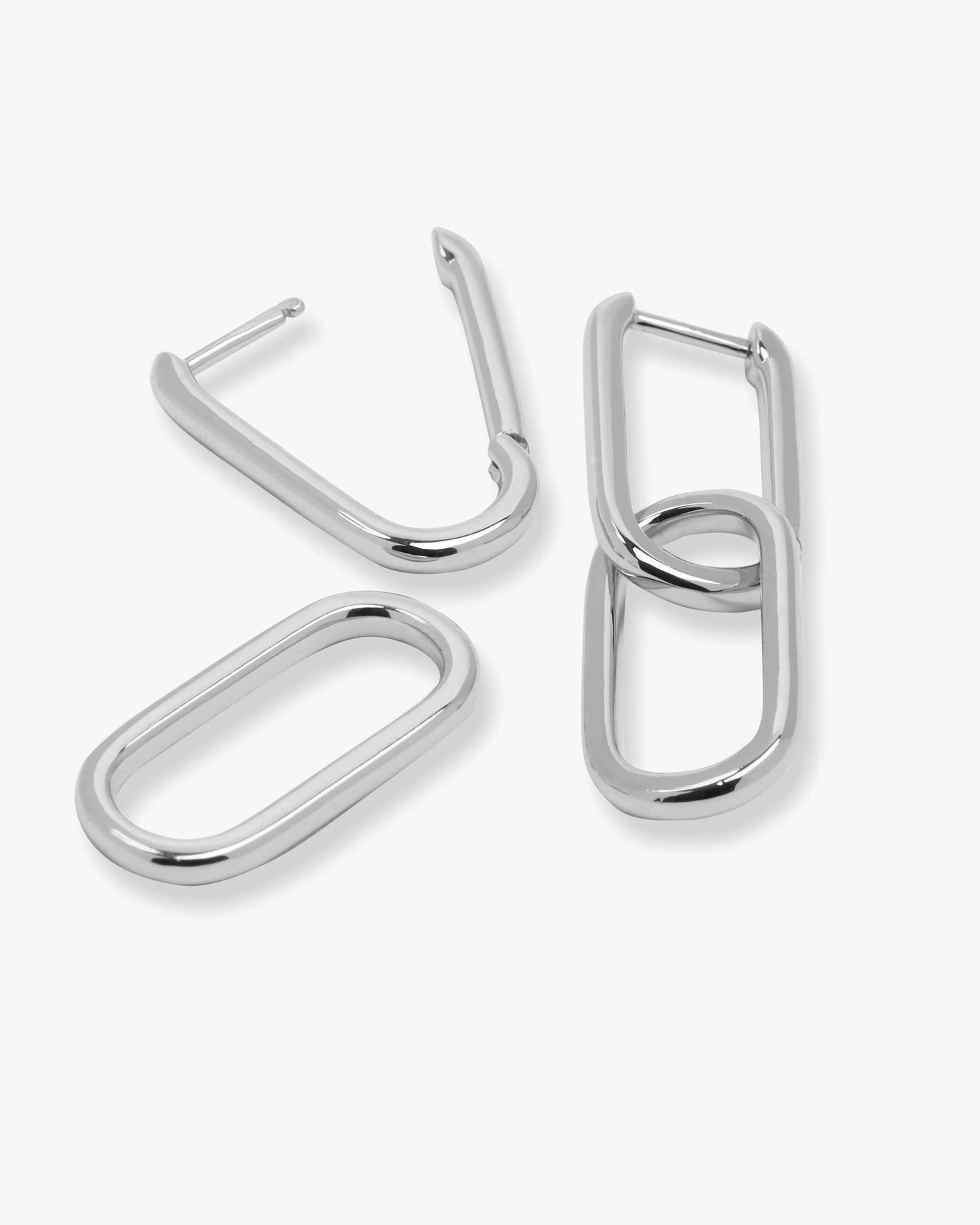 Melinda Maria Carrie Chain Convertible Huggies Silver