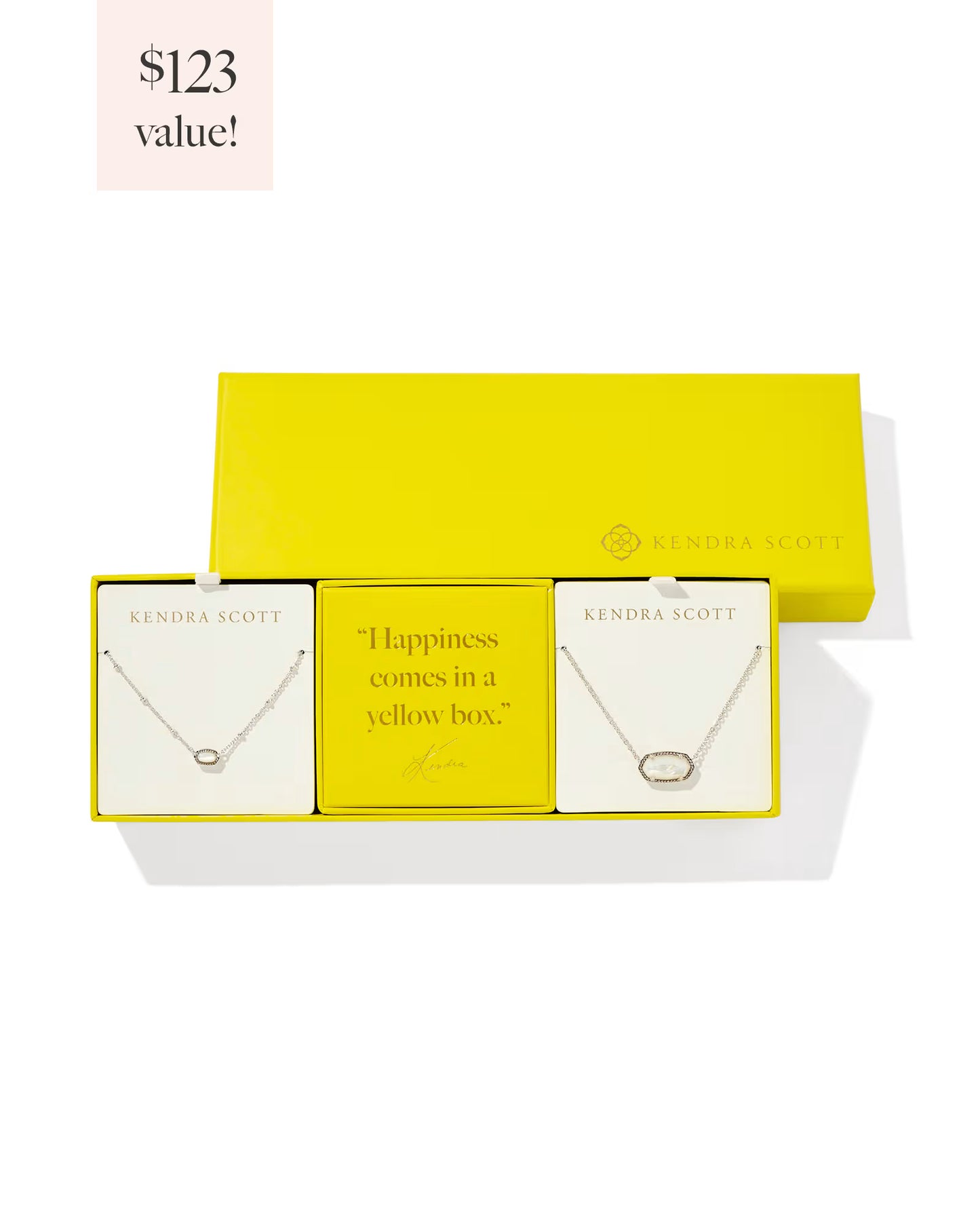 Kendra Scott Elisa Gold or Silver Gift Set of 2 in Ivory Mother-of-Pearl