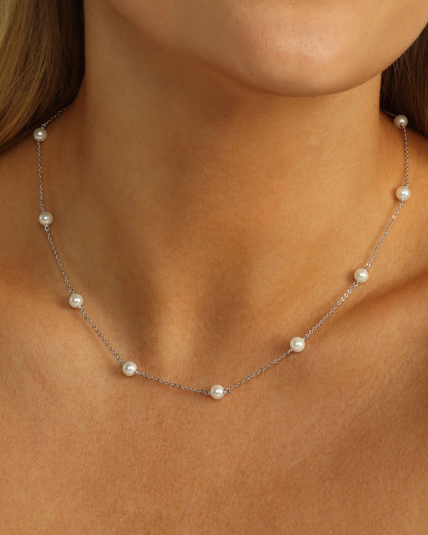 Melinda Maria Perfect Pearl Infinity Necklace