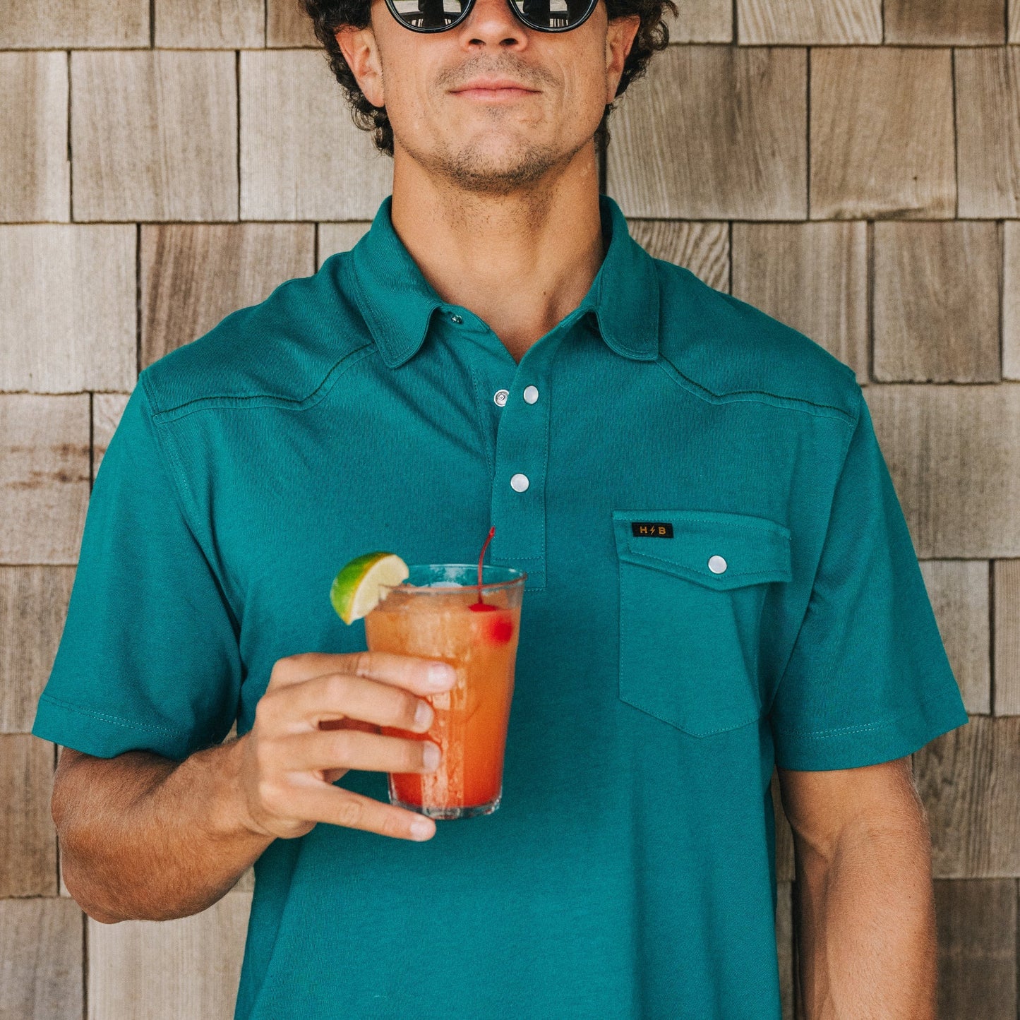 Howler Bros. Ranchero Polo Ultramarine