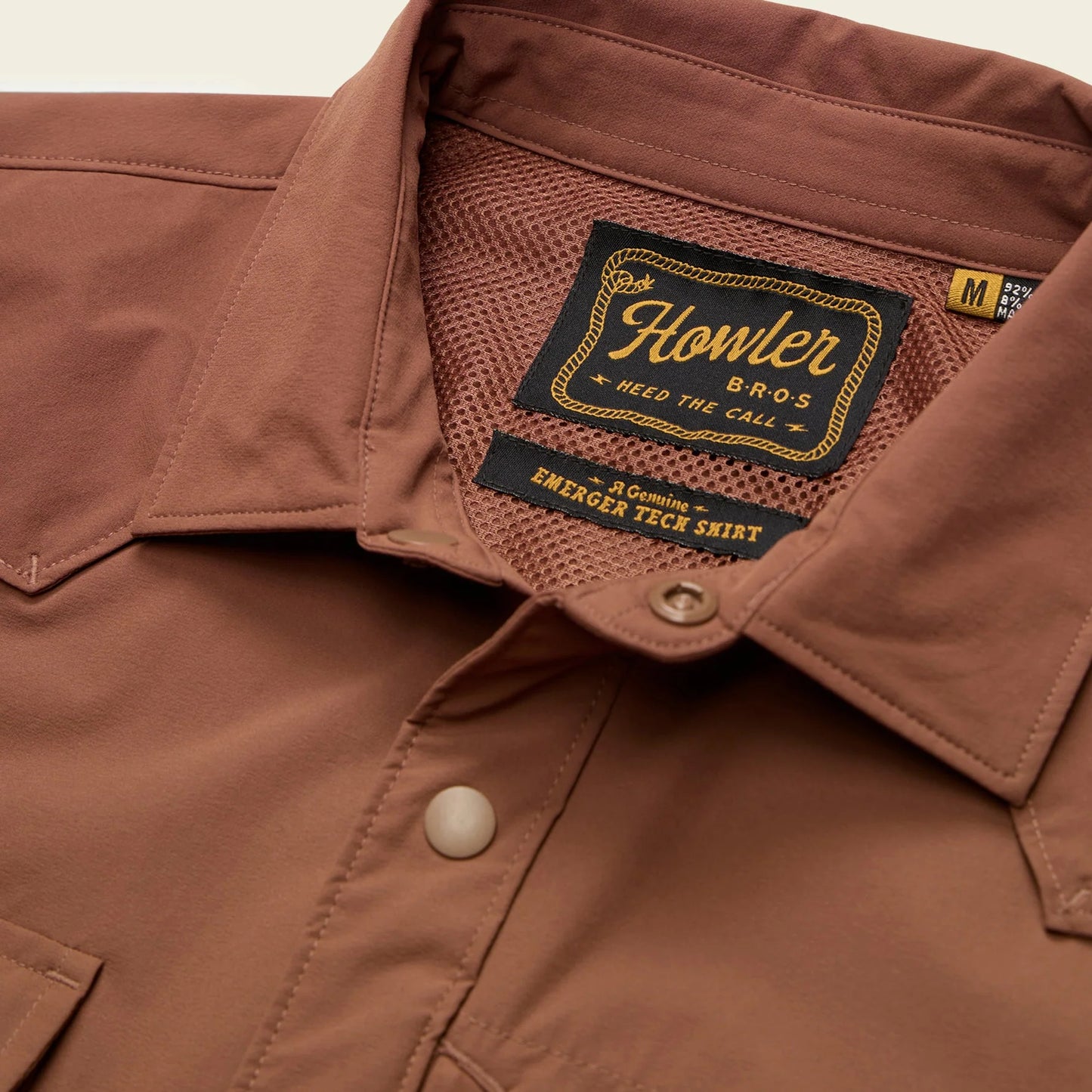 Howler Bros. Emerger Tech Longsleeve Mink Brown