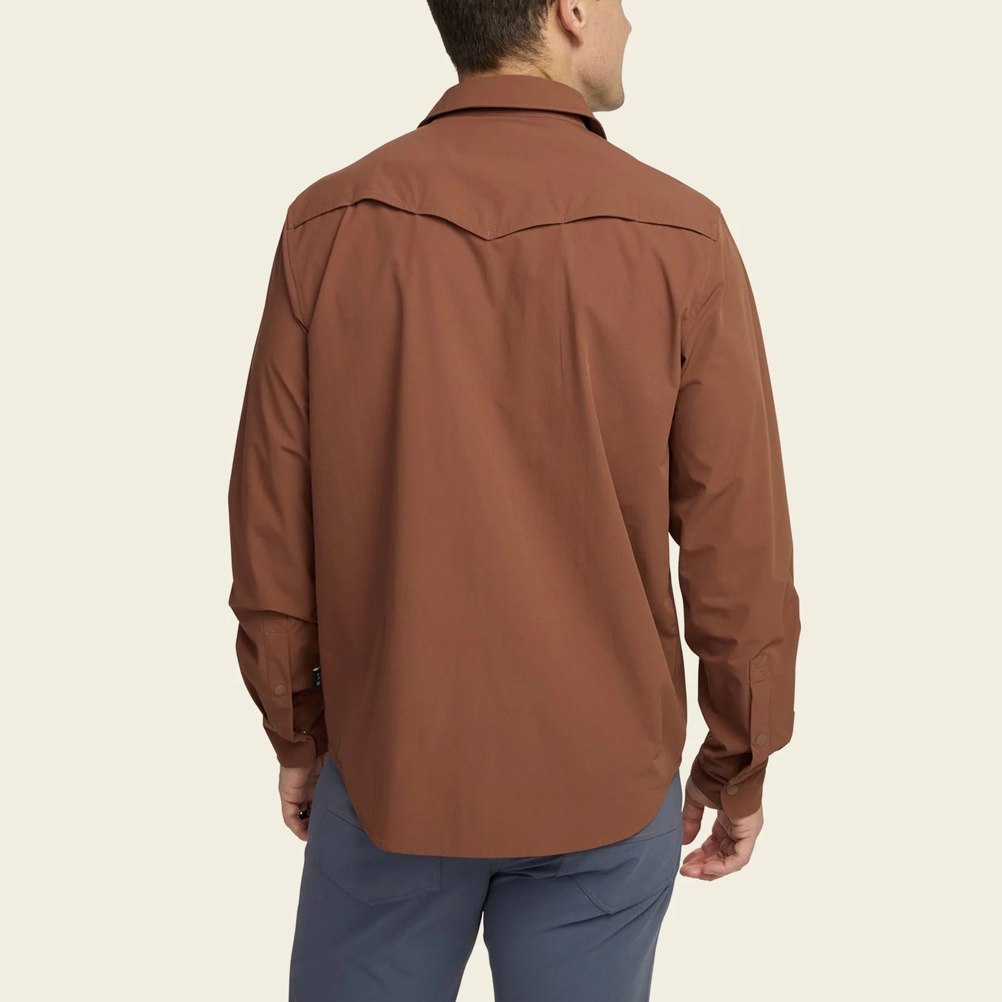 Howler Bros. Emerger Tech Longsleeve Mink Brown