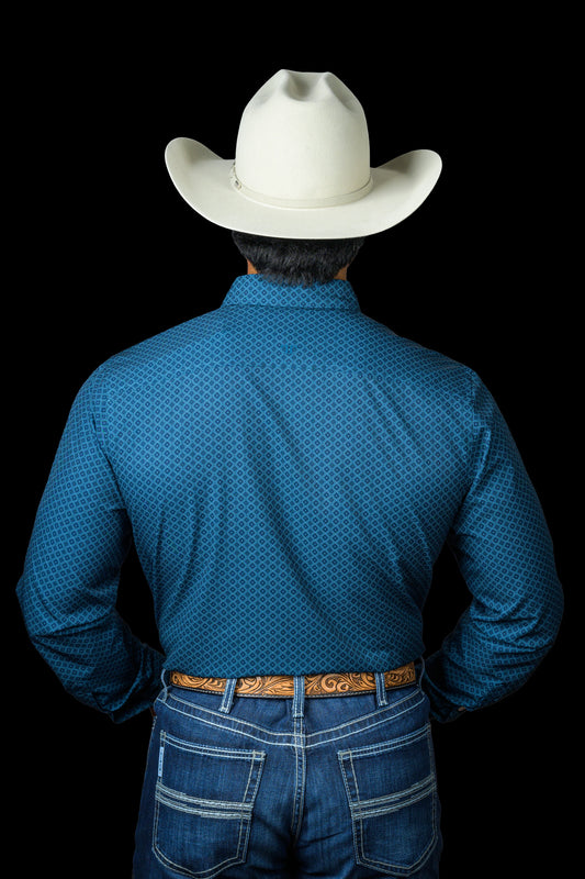 Ferrell THE FROST - LONG SLEEVE BUTTON UP PRINTED SHIRT