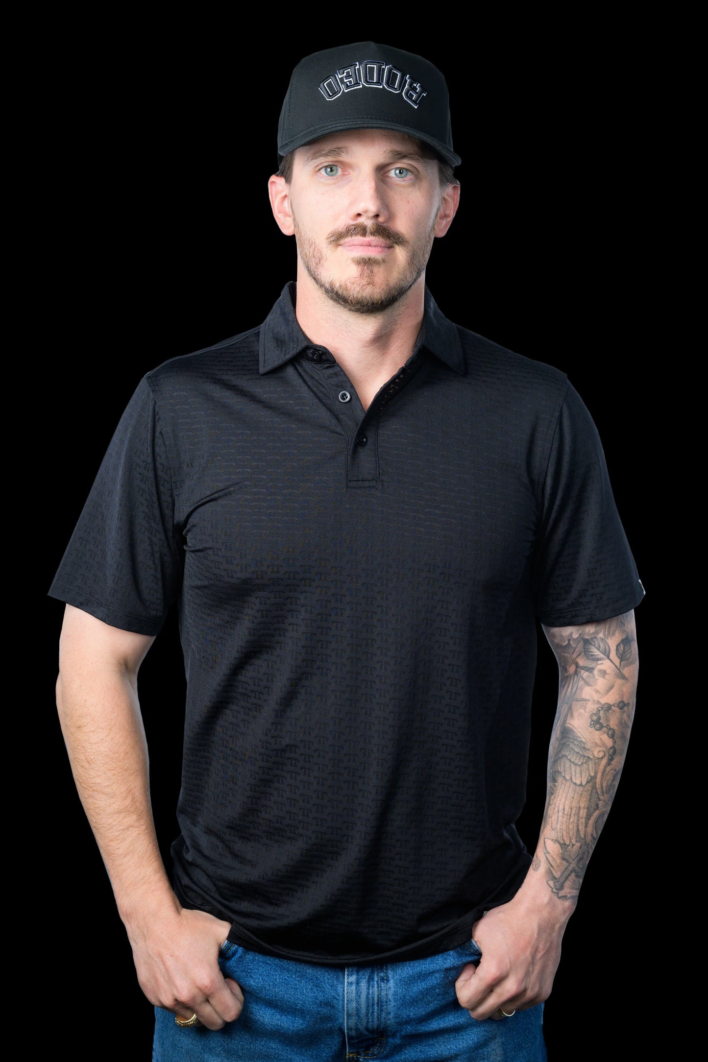 Ferrell Brand Polo-Laser Black