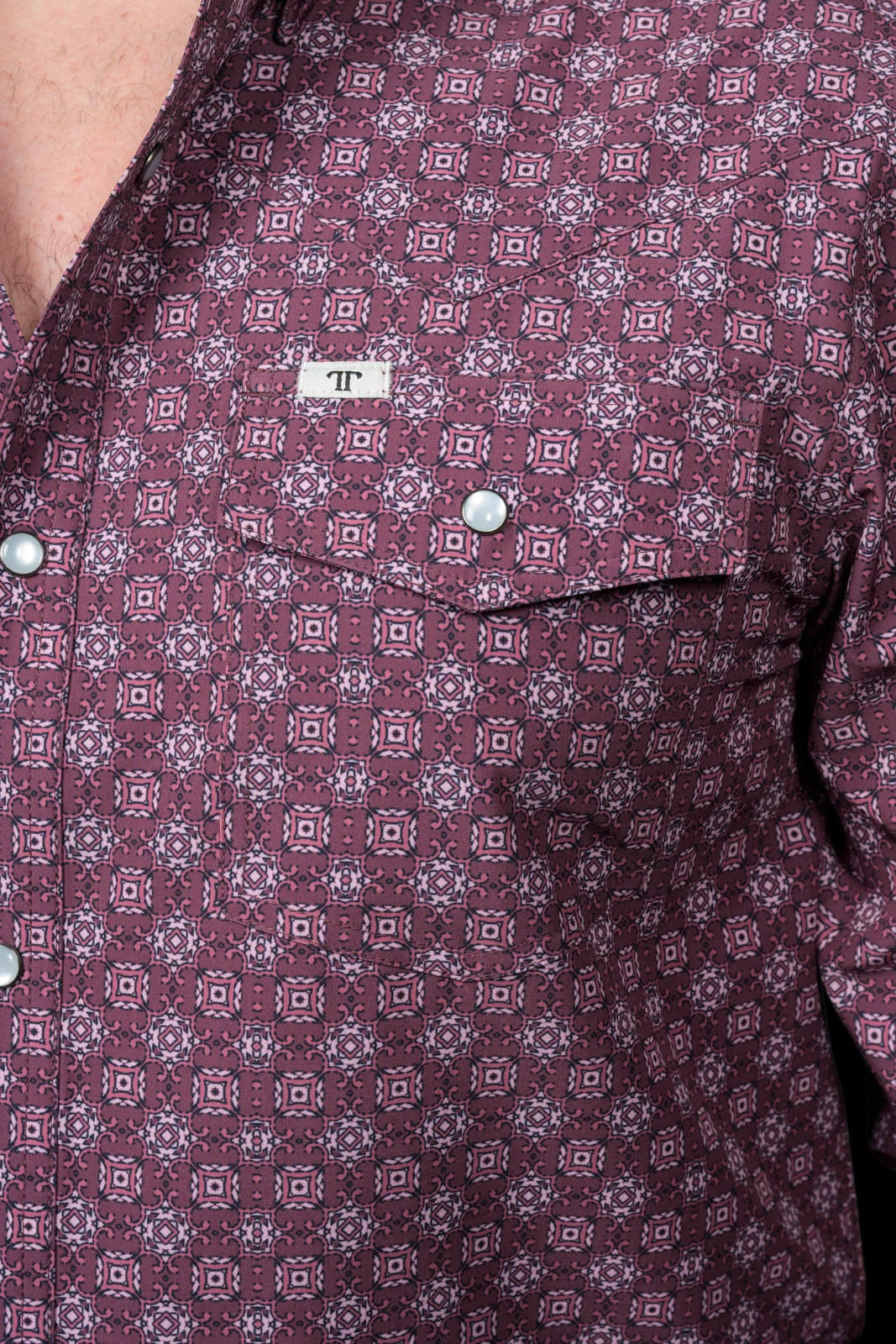 Ferrell The Sutton Long Sleeve Pearl Snap Shirt