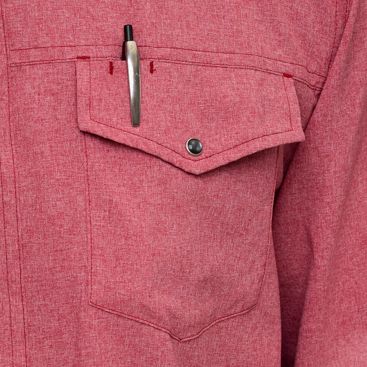 GameGuard Crimson Pearl Snap Shirt | Long Sleeve