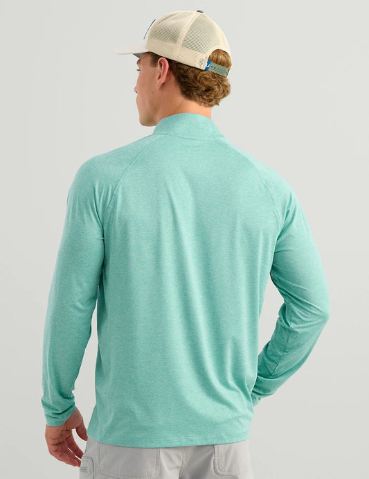 HUK Airweight Heather 1/4 Zip