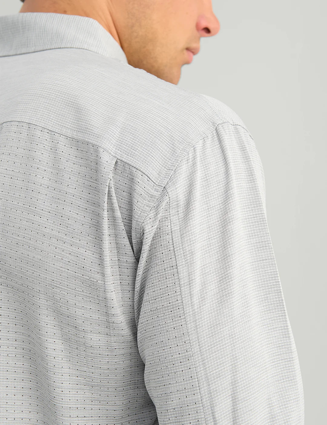 HUK Tide Point Heathered Ripstop Button-Down